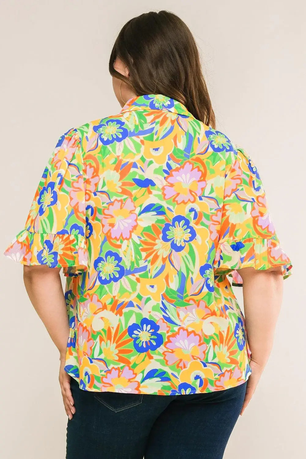 READY TO GET AWAY WOVEN TOP - Flying Tomato - Flyclothing LLC