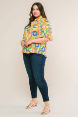 READY TO GET AWAY WOVEN TOP - Flying Tomato - Flyclothing LLC