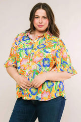 READY TO GET AWAY WOVEN TOP - Flying Tomato - Flyclothing LLC