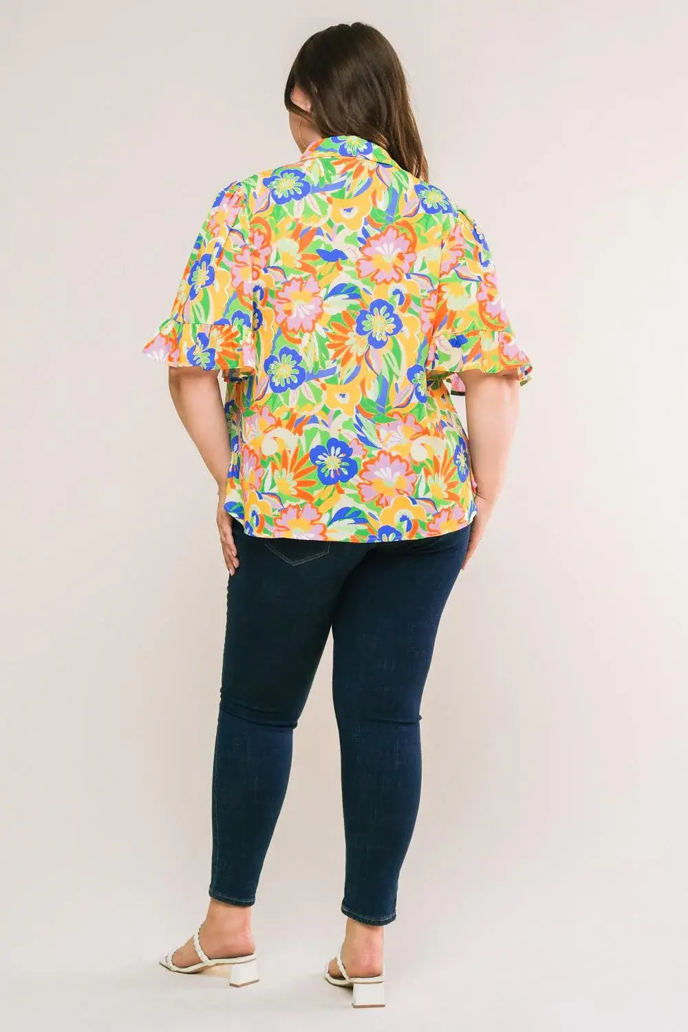 READY TO GET AWAY WOVEN TOP - Flying Tomato - Flyclothing LLC