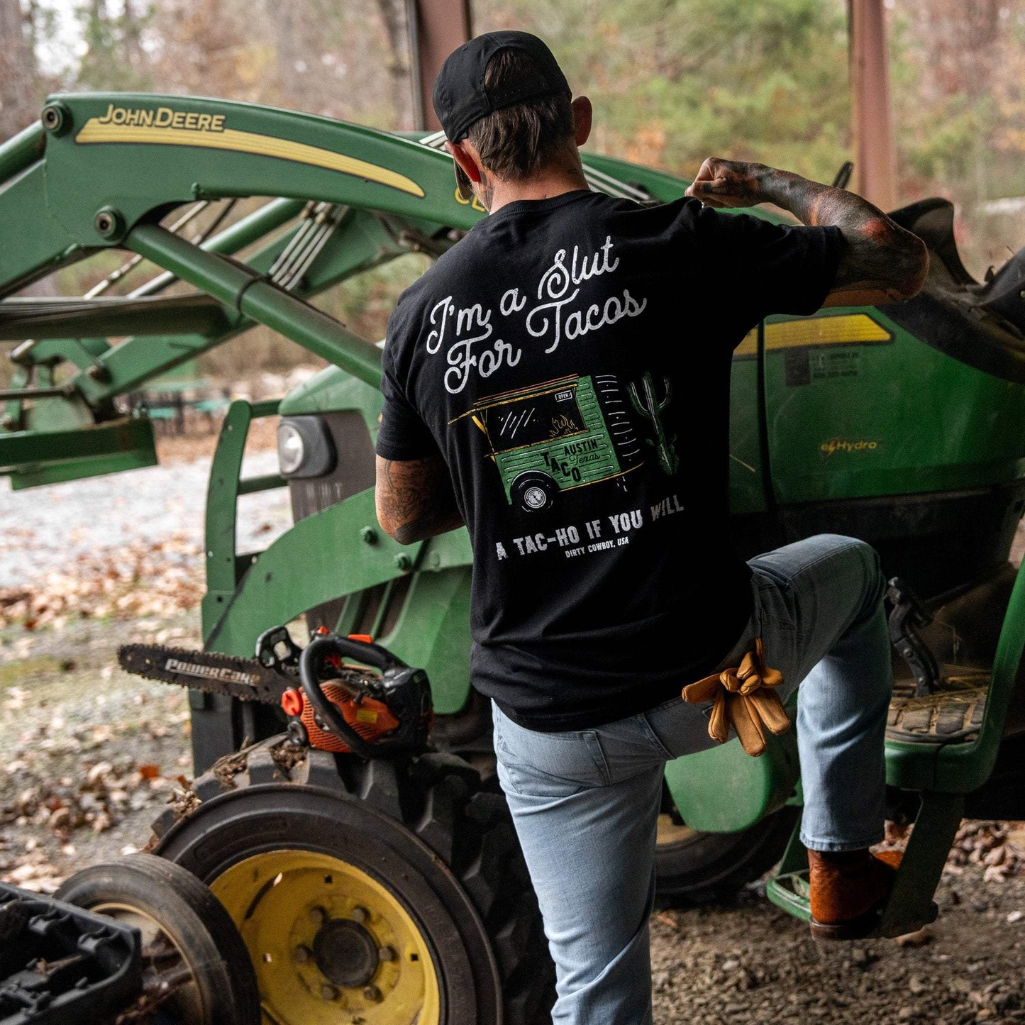 Slut For Taco's Men's T-Shirt - DIRTY COWBOY USA - Flyclothing LLC