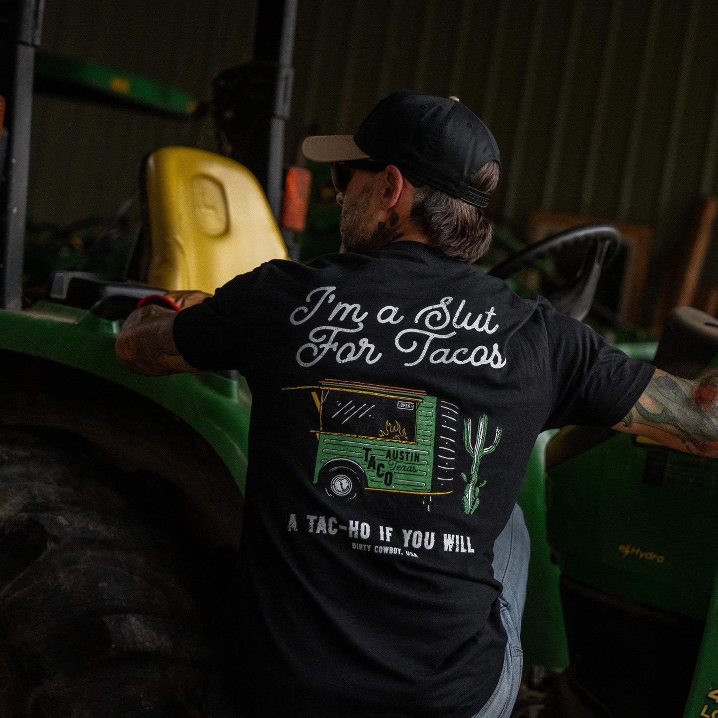 Slut For Taco's Men's T-Shirt - DIRTY COWBOY USA - Flyclothing LLC