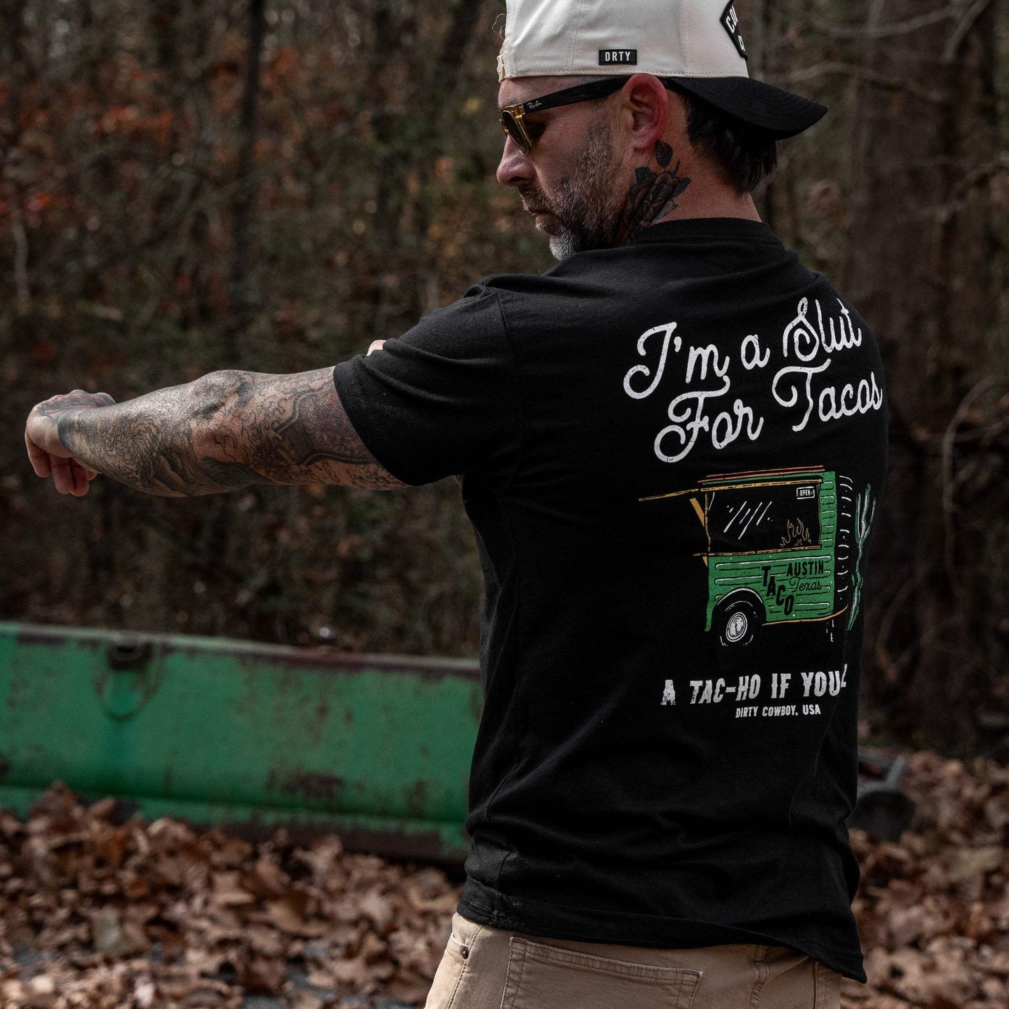 Slut For Taco's Men's T-Shirt - DIRTY COWBOY USA - Flyclothing LLC