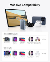 Anker Nano Power Bank (30W, Built-In USB-C Cable) - Anker - Flyclothing LLC
