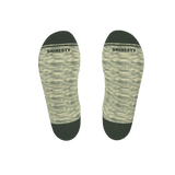 The Illusion | Green Pattern Heel Hammock™ Ankle Socks - Shinesty - Flyclothing LLC