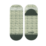The Illusion | Green Pattern Heel Hammock™ Ankle Socks - Shinesty - Flyclothing LLC