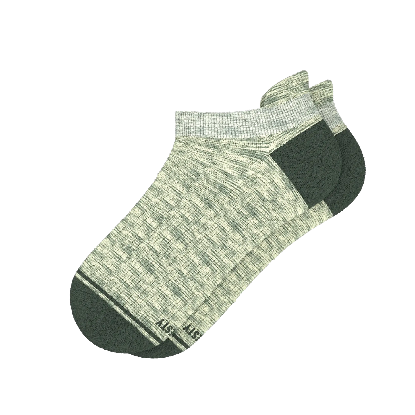 The Illusion | Green Pattern Heel Hammock™ Ankle Socks - Shinesty - Flyclothing LLC