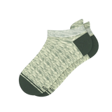 The Illusion | Green Pattern Heel Hammock™ Ankle Socks - Shinesty - Flyclothing LLC