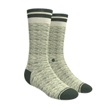 The Illusion | Green Pattern Heel Hammock™ Crew Socks - Shinesty - Flyclothing LLC