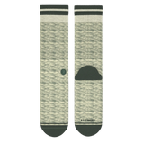 The Illusion | Green Pattern Heel Hammock™ Crew Socks - Shinesty - Flyclothing LLC