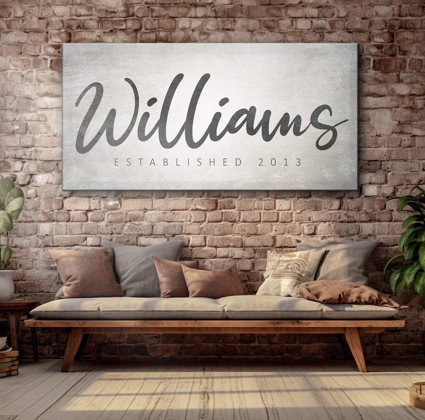 Family Name Sign IV - Tailored Canvases - Flyclothing LLC