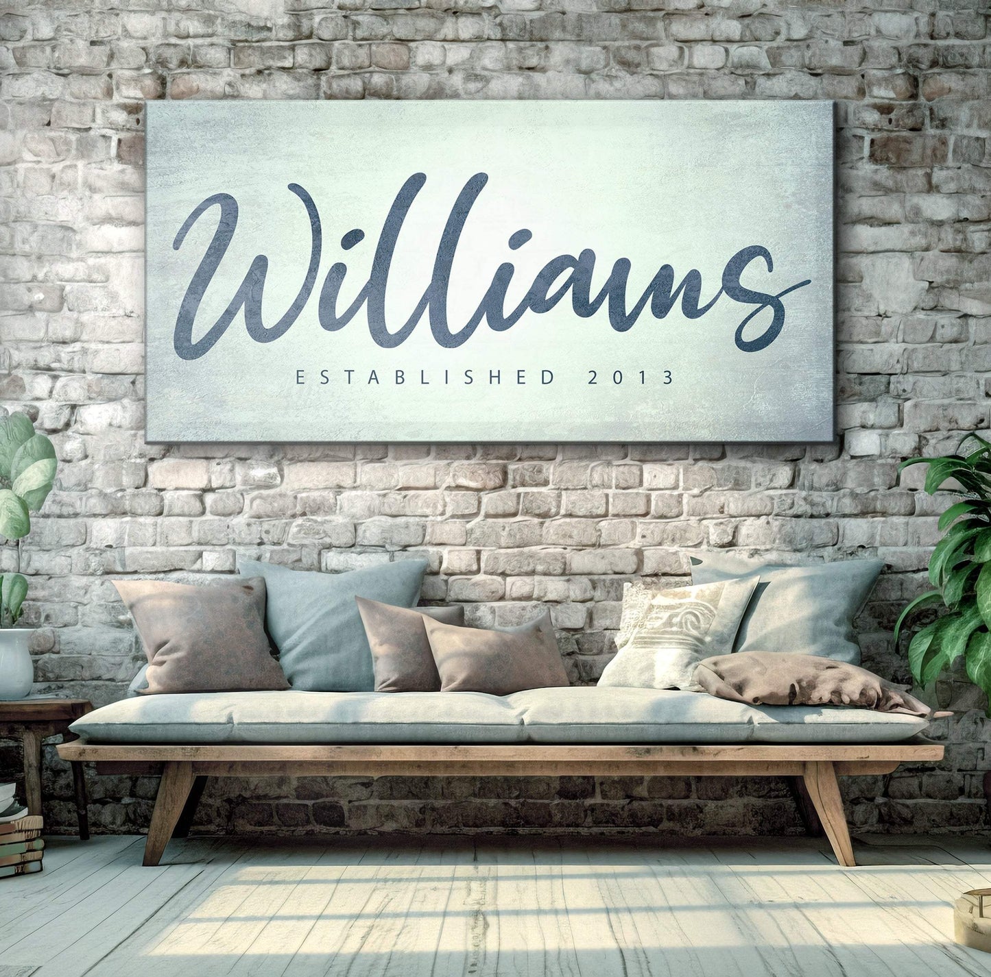 Family Name Sign V - Tailored Canvases - Flyclothing LLC