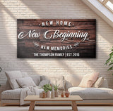 New Home Sign III - Tailored Canvases - Flyclothing LLC