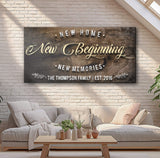 New Home Sign II - Tailored Canvases - Flyclothing LLC