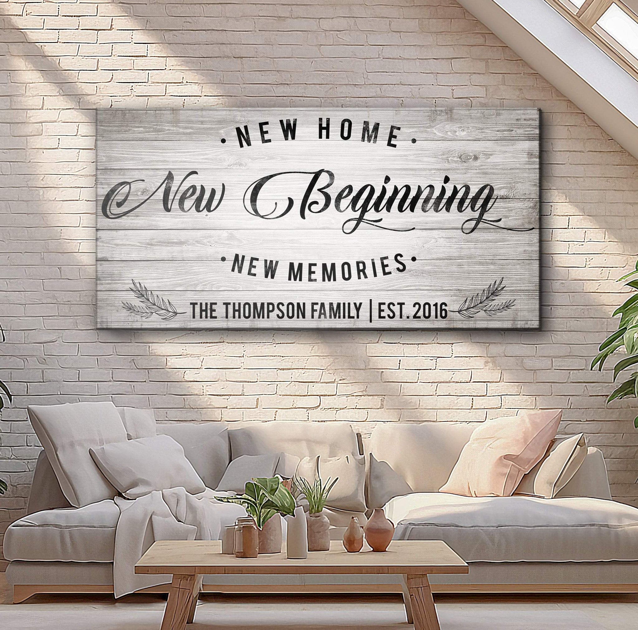 New Home Sign - Tailored Canvases - Flyclothing LLC