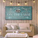 Life Is Better On The Farm Sign VI - Tailored Canvases - Flyclothing LLC
