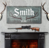 RUSTIC FAMILY ANTLER -LP1 - Tailored Canvases - Flyclothing LLC