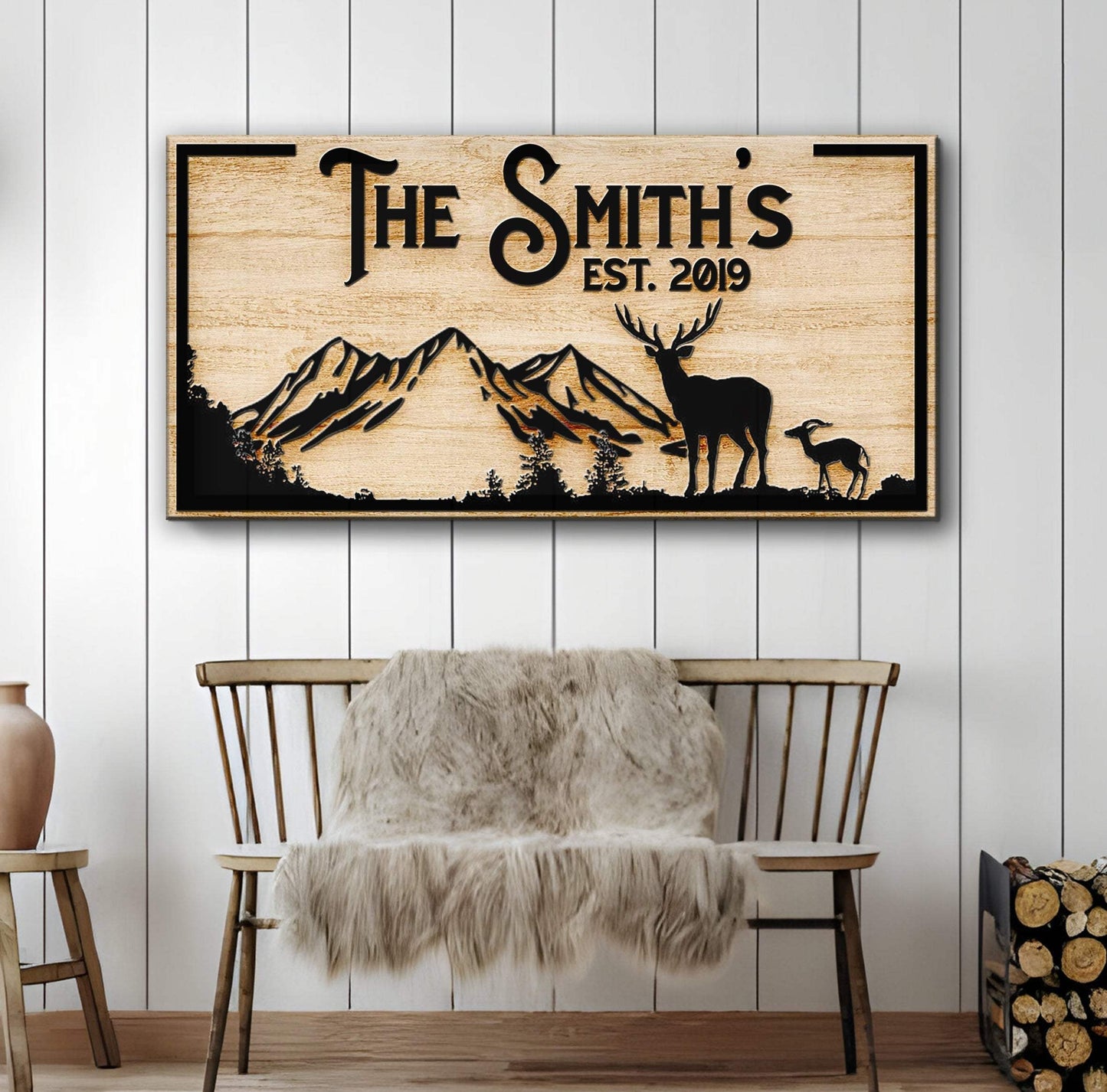 Family Mountain Sign II - Tailored Canvases - Flyclothing LLC