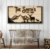 Family Mountain Sign II - Tailored Canvases - Flyclothing LLC