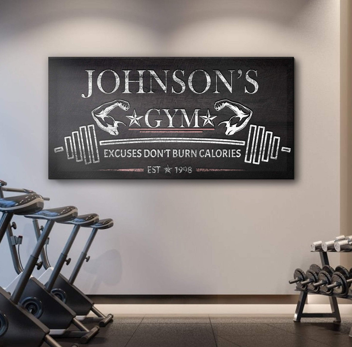 Gym Sign II - Tailored Canvases - Flyclothing LLC