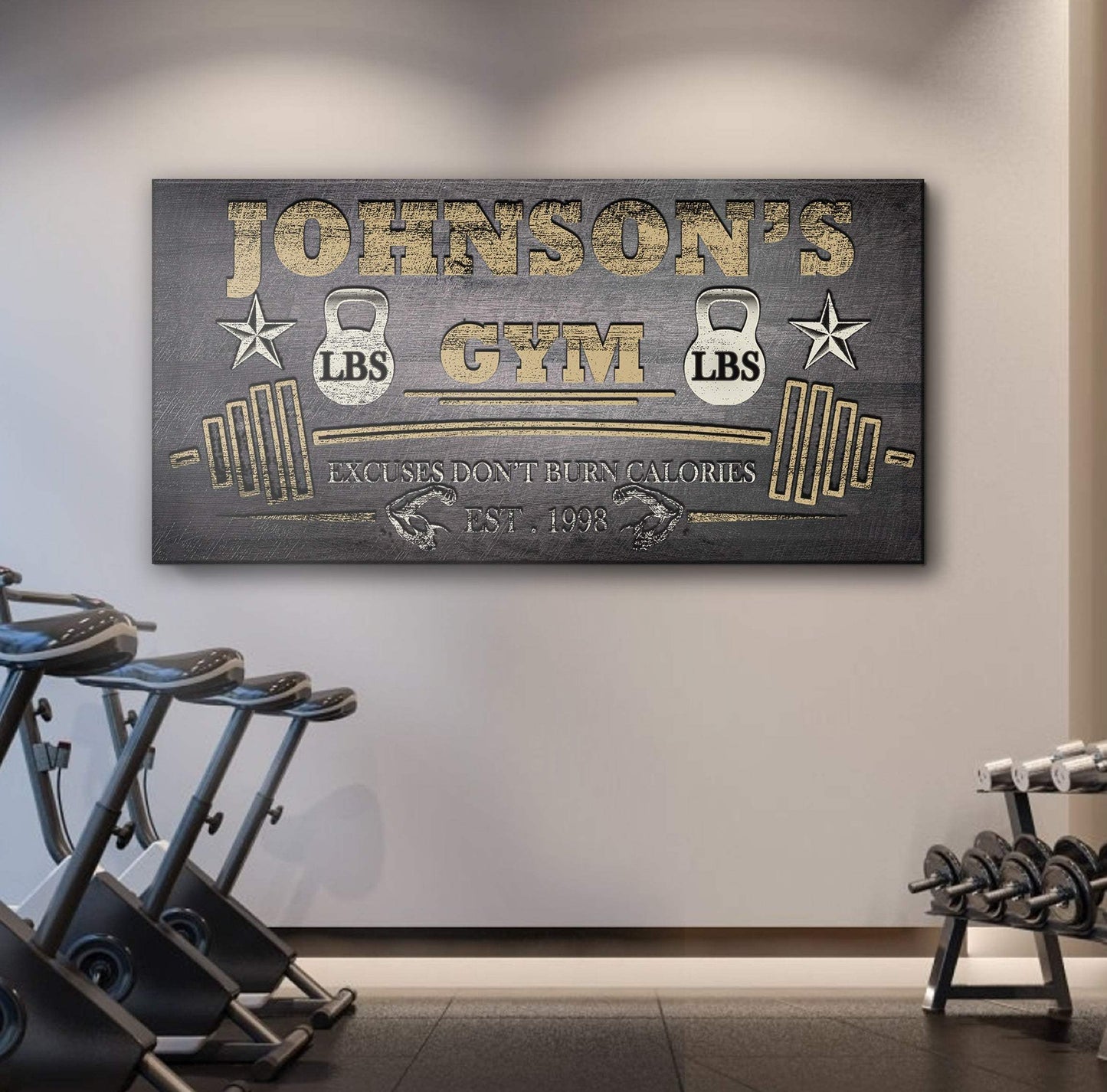 Gym Sign VIII - Tailored Canvases - Flyclothing LLC