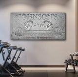 Gym Sign IX - Tailored Canvases - Flyclothing LLC