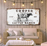 Cattle Ranch Rustic - LP1 - Tailored Canvases - Flyclothing LLC