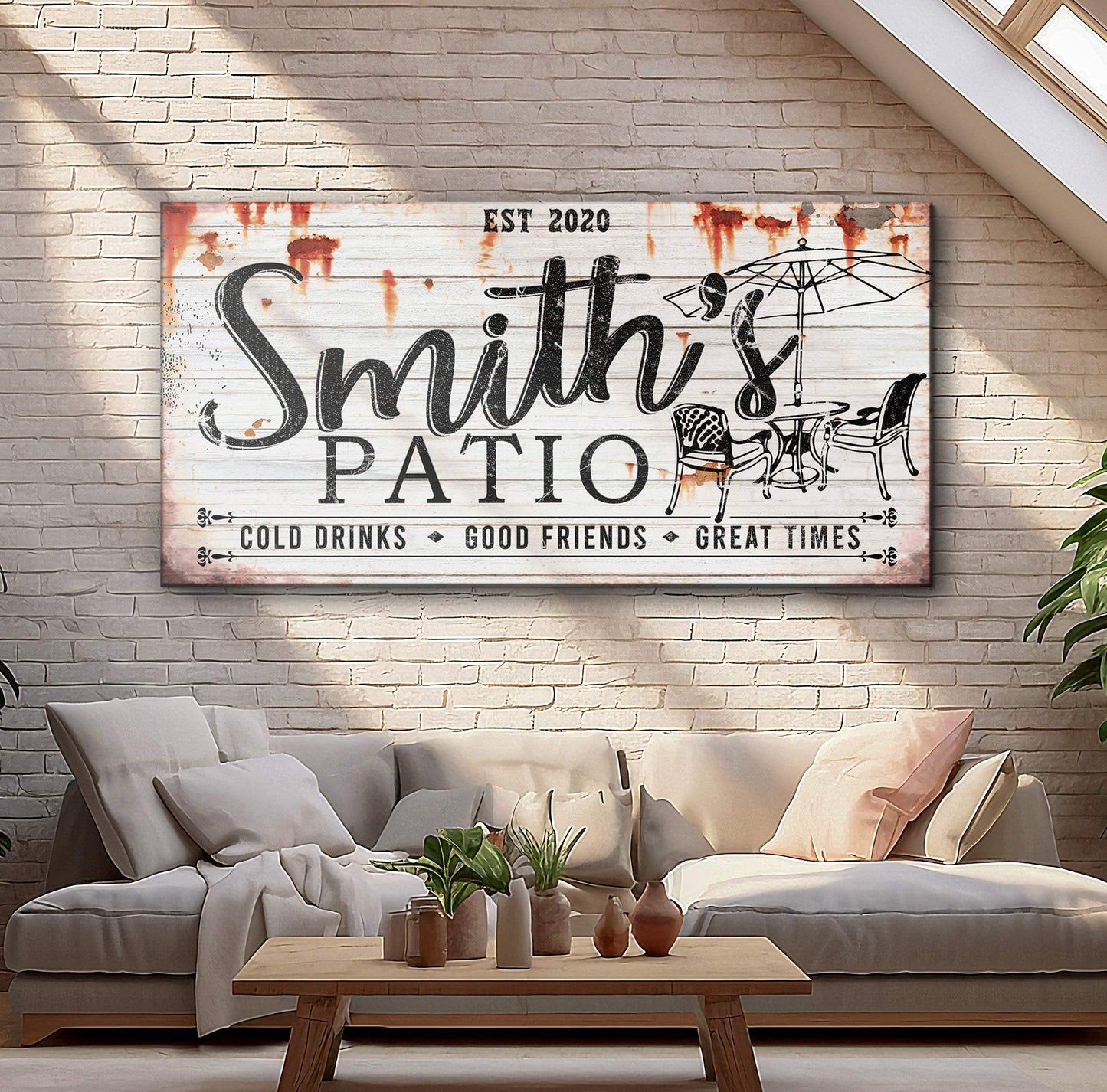 Family Patio Sign II - Tailored Canvases - Flyclothing LLC