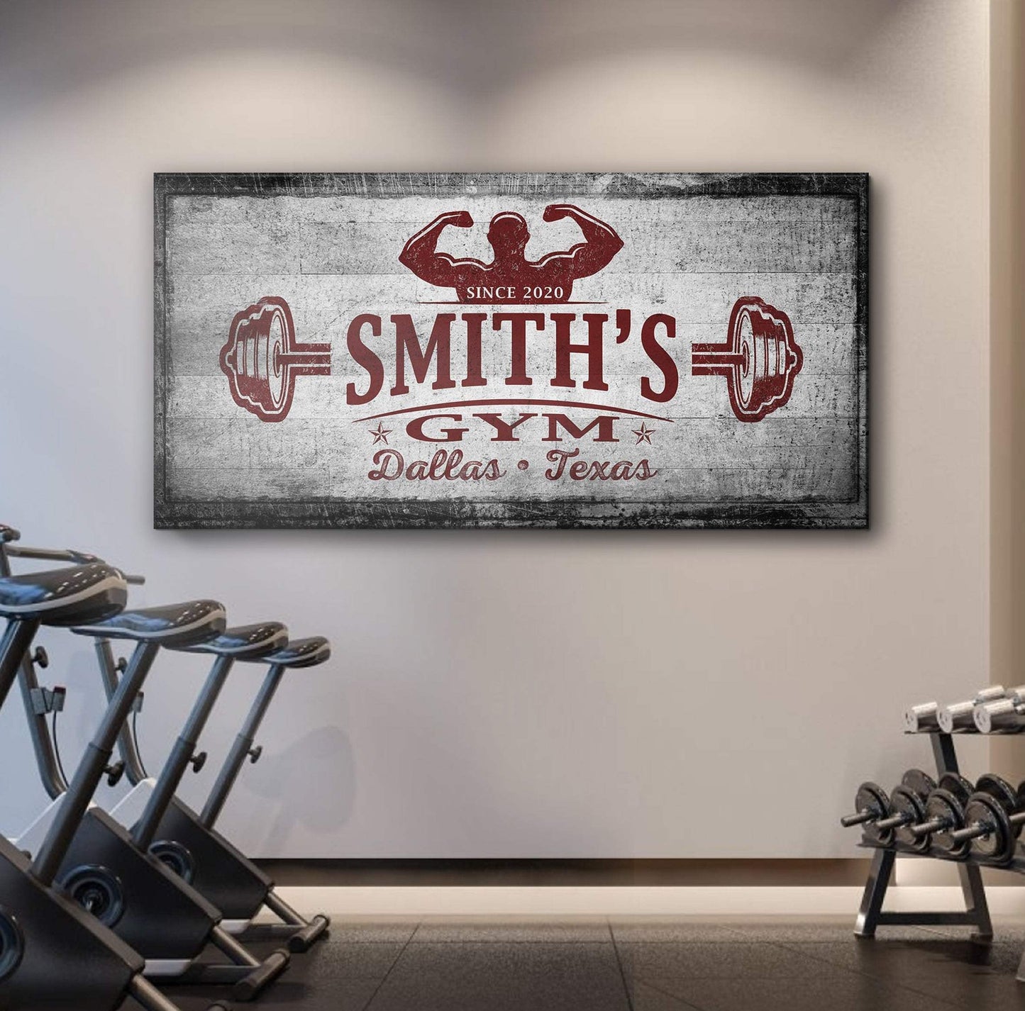 Gym Sign VI - Tailored Canvases - Flyclothing LLC