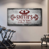 Gym Sign VI - Tailored Canvases - Flyclothing LLC