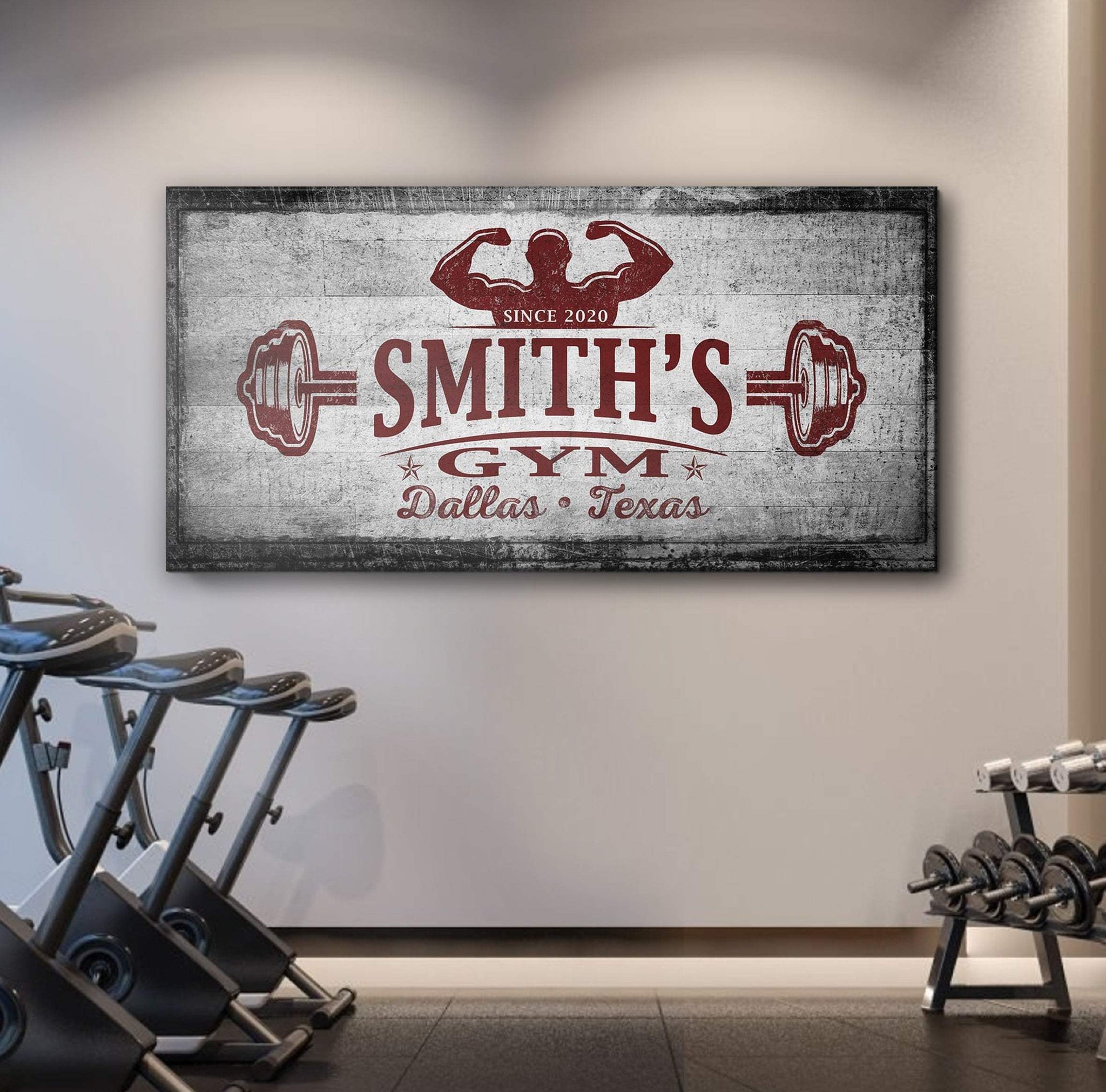 Gym Sign VI - Tailored Canvases - Flyclothing LLC