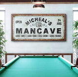 Man Cave Sign - Tailored Canvases - Flyclothing LLC