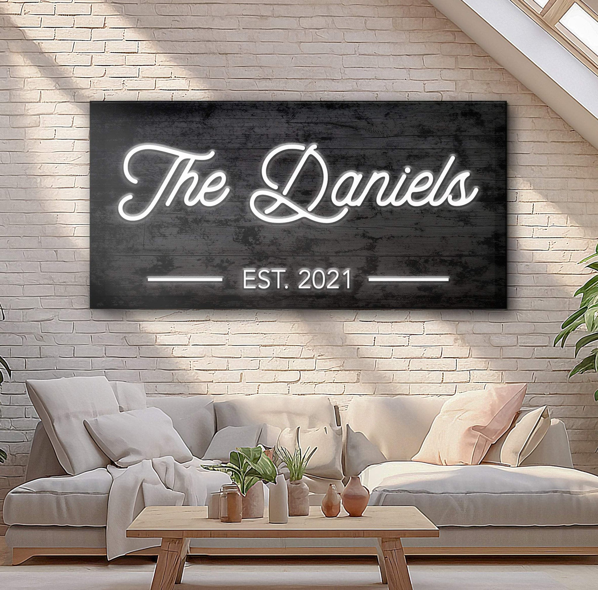 Family Name Sign V - Tailored Canvases - Flyclothing LLC