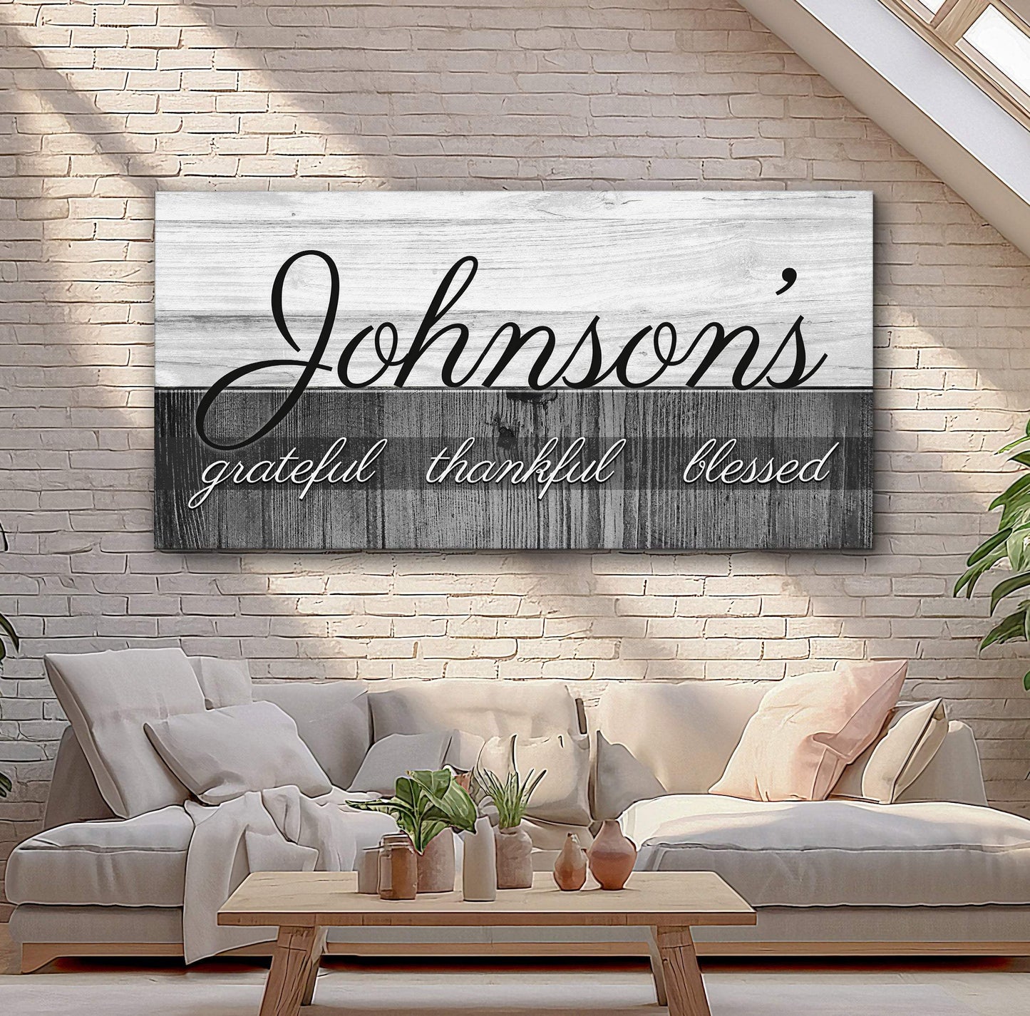 Family Grateful Sign - Tailored Canvases - Flyclothing LLC