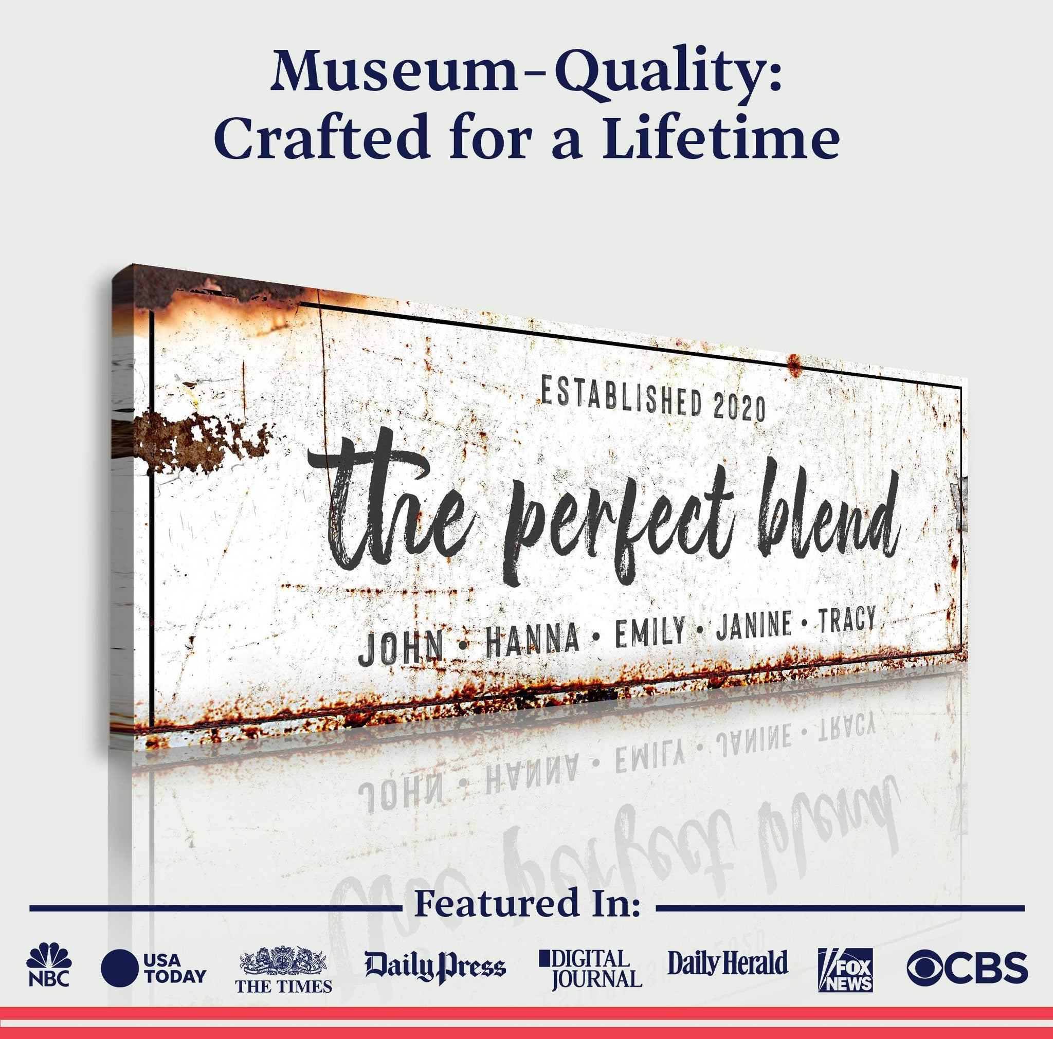 The Perfect Blend Sign - Tailored Canvases - Flyclothing LLC