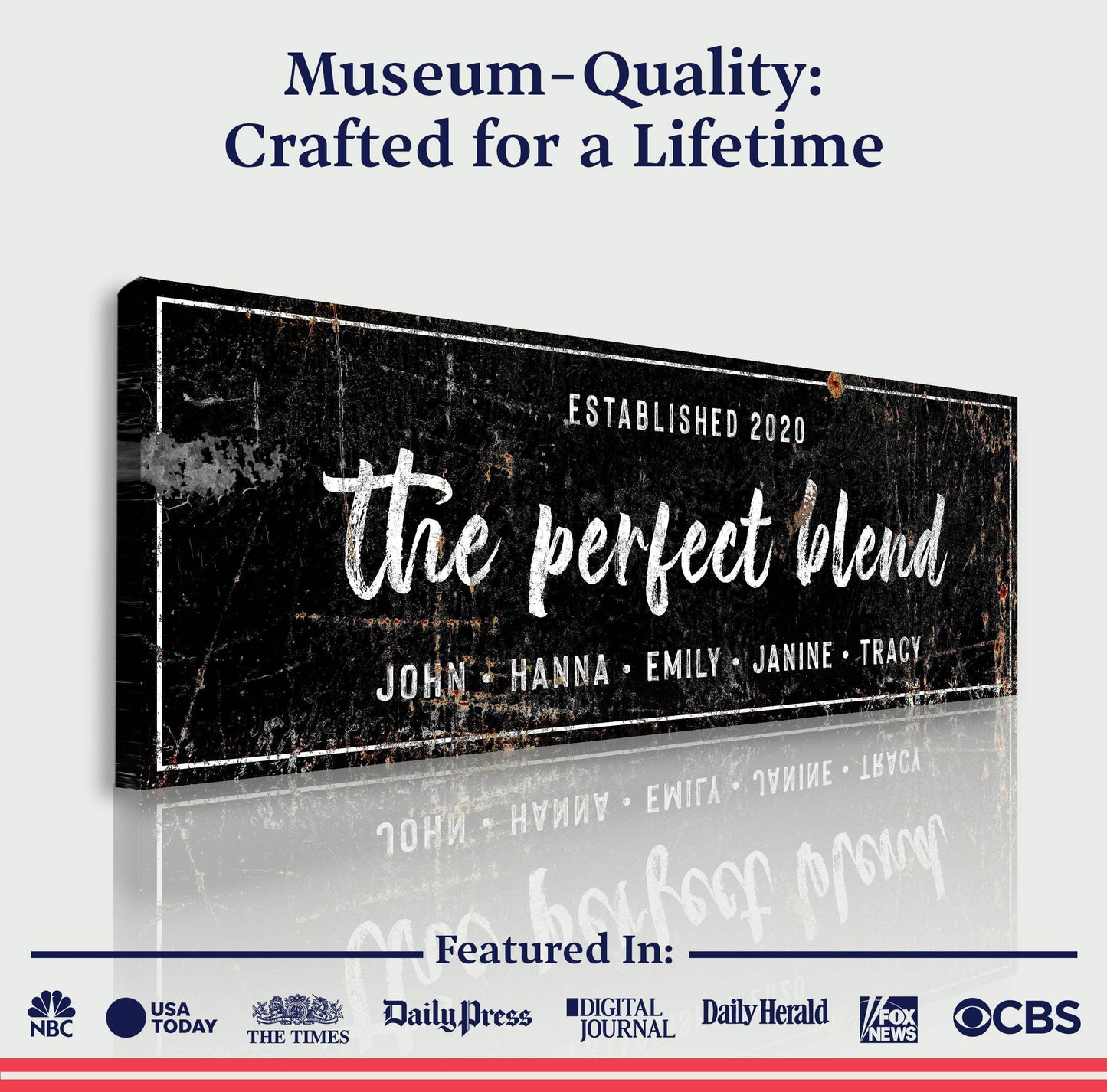 The Perfect Blend Sign III - Tailored Canvases - Flyclothing LLC
