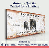 Angus Ranch Sign - Tailored Canvases - Flyclothing LLC