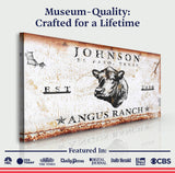 Angus Ranch Sign III - Tailored Canvases - Flyclothing LLC