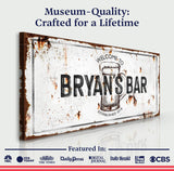 Beer Barrel Bar Sign II - Tailored Canvases - Flyclothing LLC