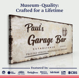 Garage Bar Sign VIII - Tailored Canvases - Flyclothing LLC