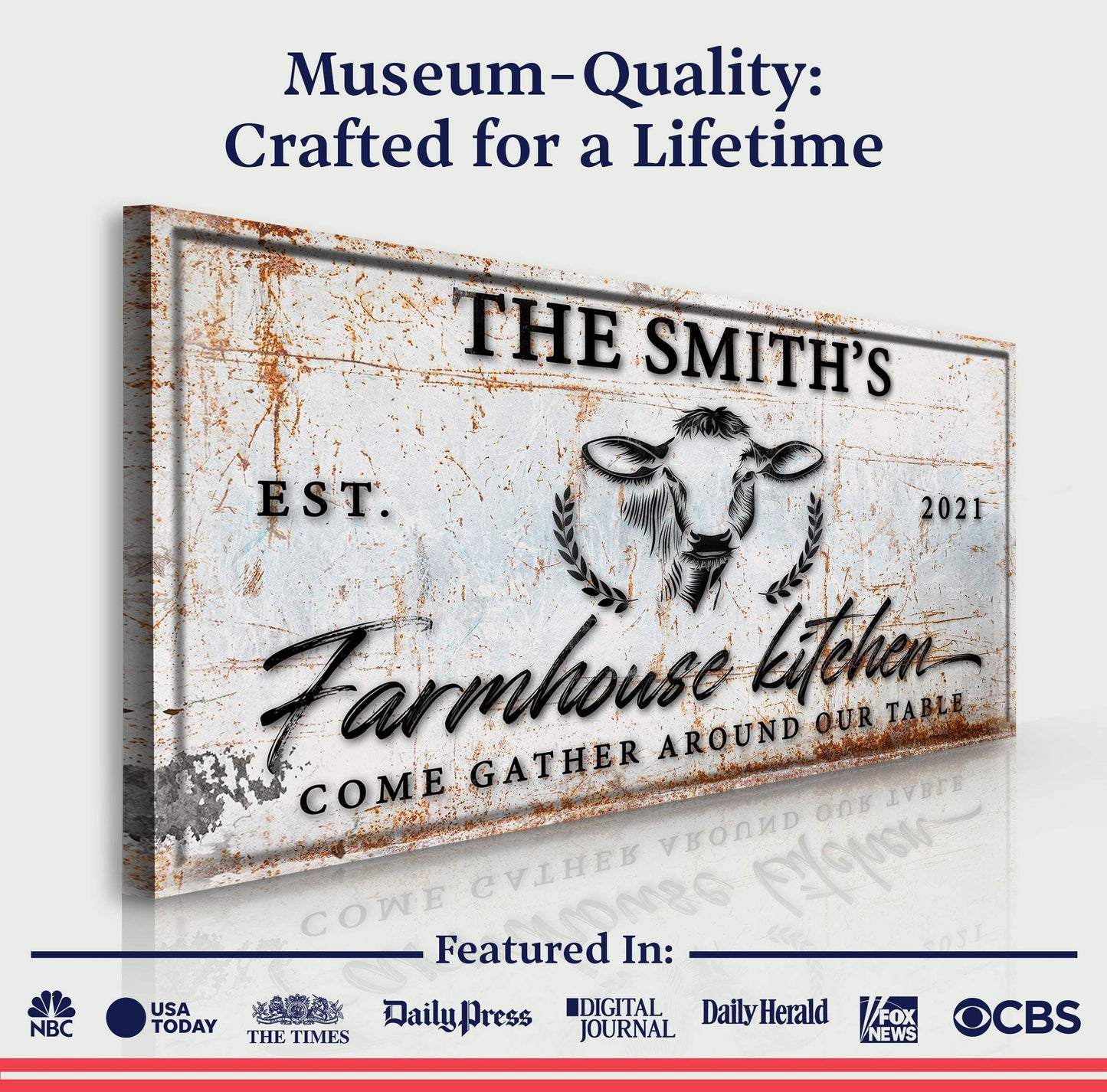 Farmhouse Kitchen Sign - Tailored Canvases - Flyclothing LLC
