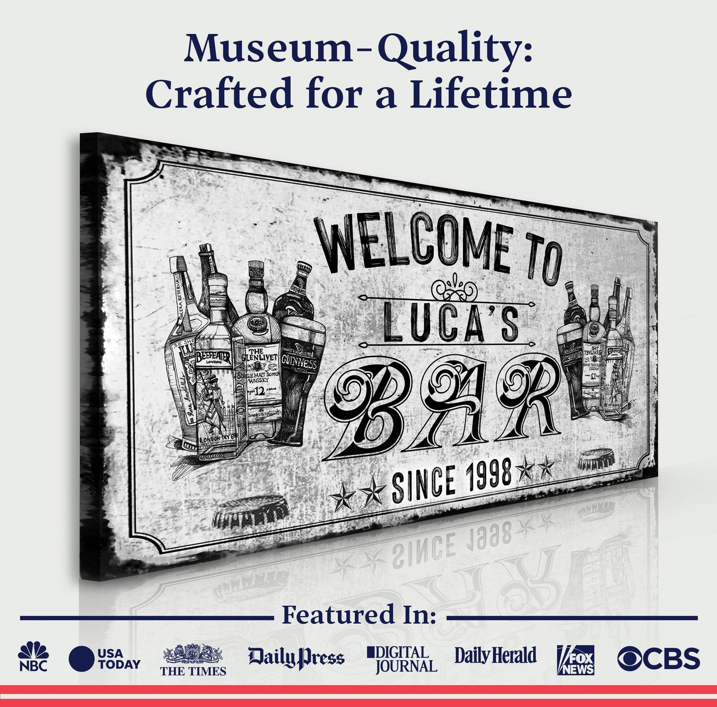 Bar Sign VI - Tailored Canvases - Flyclothing LLC