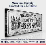 Bar Sign VI - Tailored Canvases - Flyclothing LLC