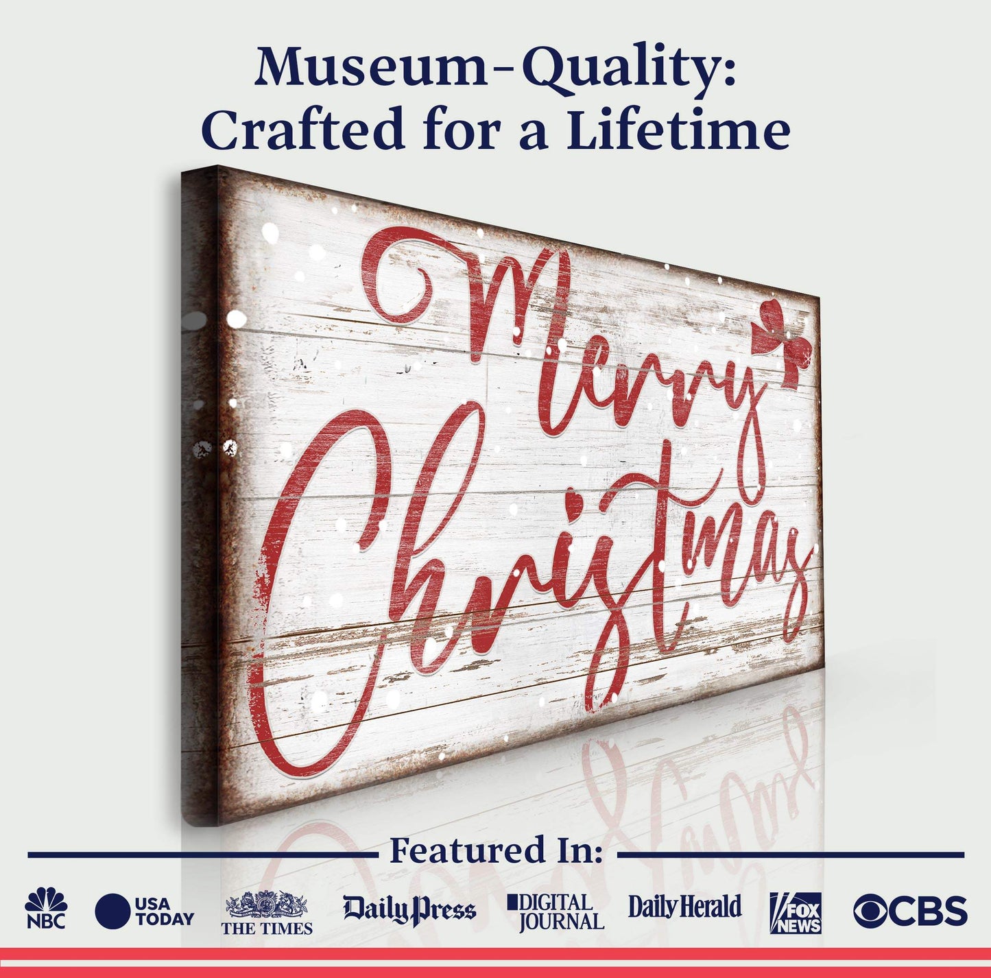 Merry Christmas Sign X - Tailored Canvases - Flyclothing LLC
