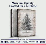 Vintage Christmas Tree Wall Art X - Tailored Canvases - Flyclothing LLC