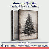 Vintage Christmas Tree Wall Art III - Tailored Canvases - Flyclothing LLC