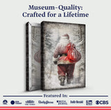 Vintage Christmas Santa Claus Wall Art III - Tailored Canvases - Flyclothing LLC