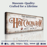 Hot Chocolate Christmas Bar Sign II - Tailored Canvases - Flyclothing LLC