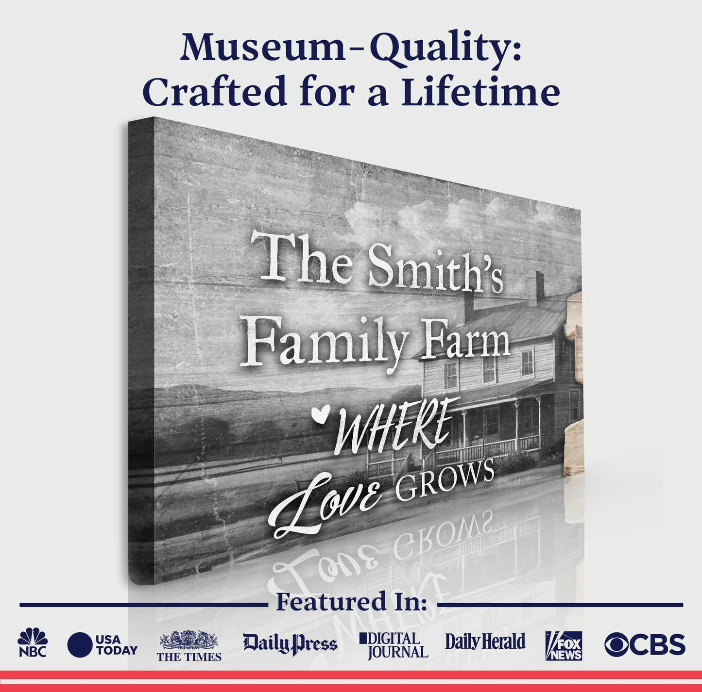 Direction Of Our Lives Family Farm Names Sign II - Tailored Canvases - Flyclothing LLC