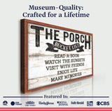 The Porch Bucket Sign - Tailored Canvases - Flyclothing LLC